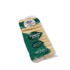 Prendedor Roupa Theoto Madeira C/12 12020